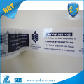 Custom printed tamper evident security tape for carton packing